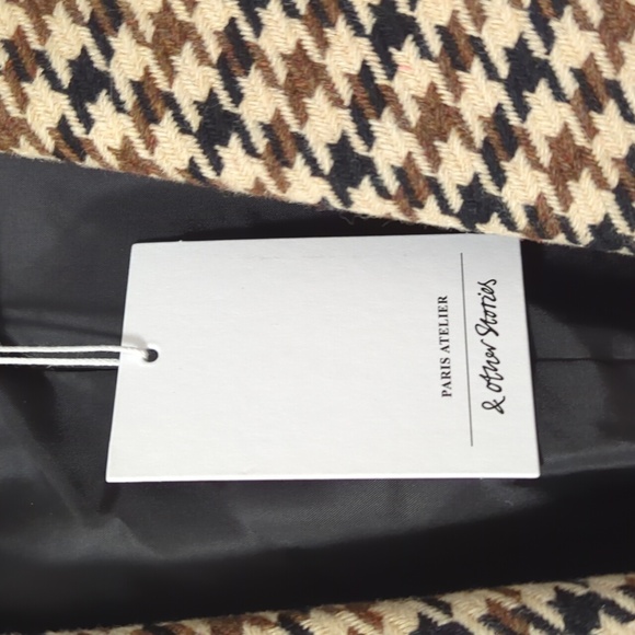 BNWT & Other Stories Wool Houndstooth Blazer - Picture 7 of 8